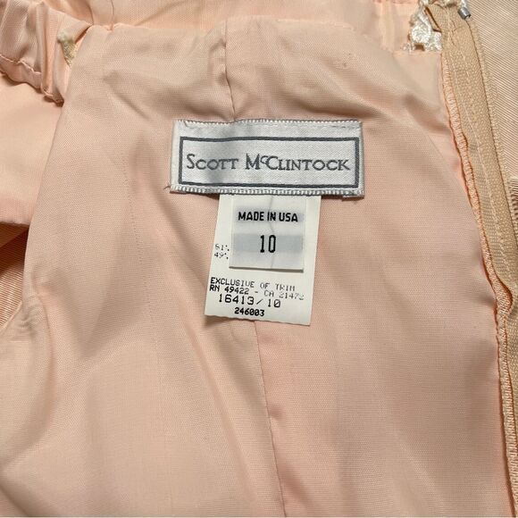 VINTAGE 90s Scott McClintock DRESS 10 - Picture 6 of 7